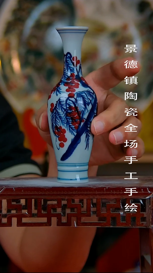 摆件景德镇陶瓷 全场手工手绘