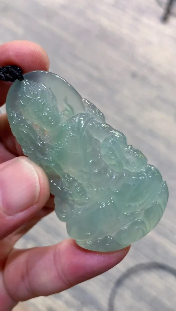 颈饰未镶嵌翡翠天然A货翡翠