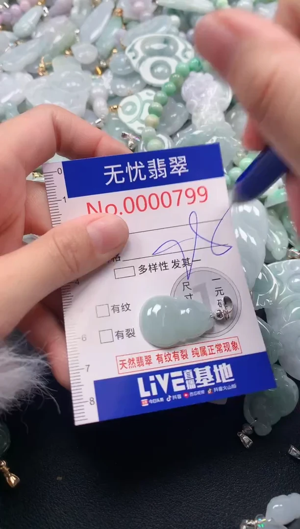 吊坠(不含链)未镶嵌翡翠799