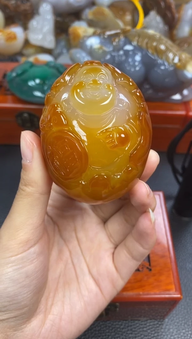 未镶嵌手把玛瑙/玉髓静*1