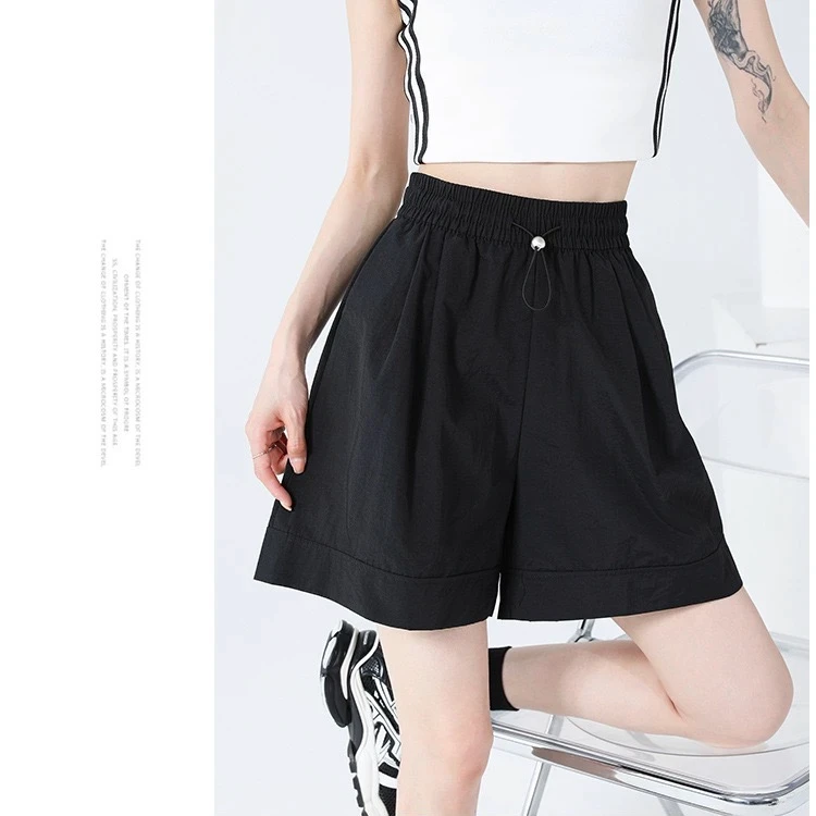 入手清凉一夏！女伞兵潮酷“girl”短裤！百搭休闲速干短裤2406