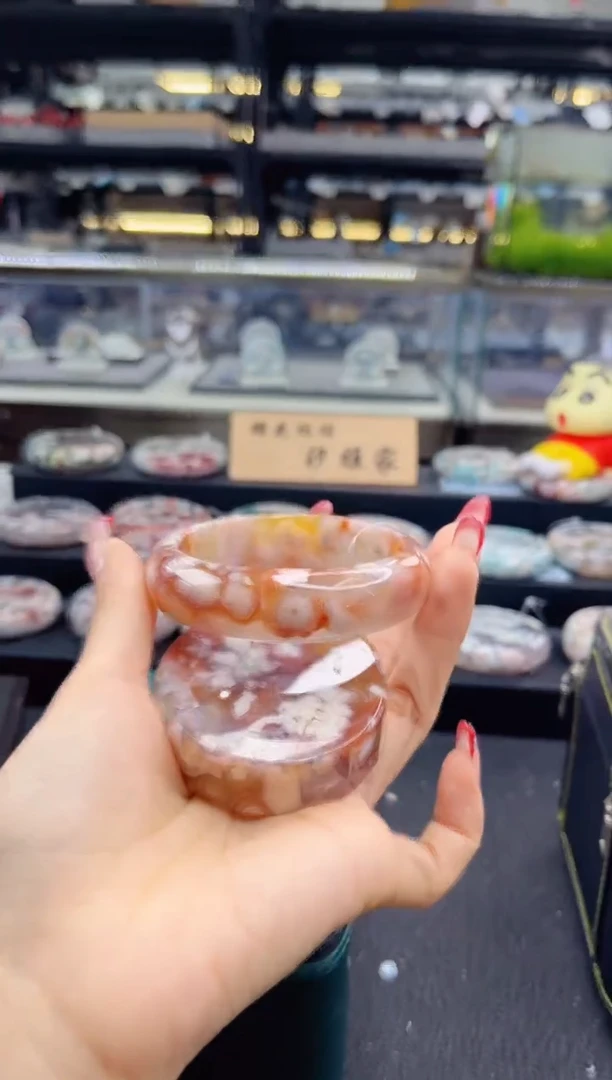 未镶嵌手镯石英质玉58--60圈口（赠品镯心）s9602