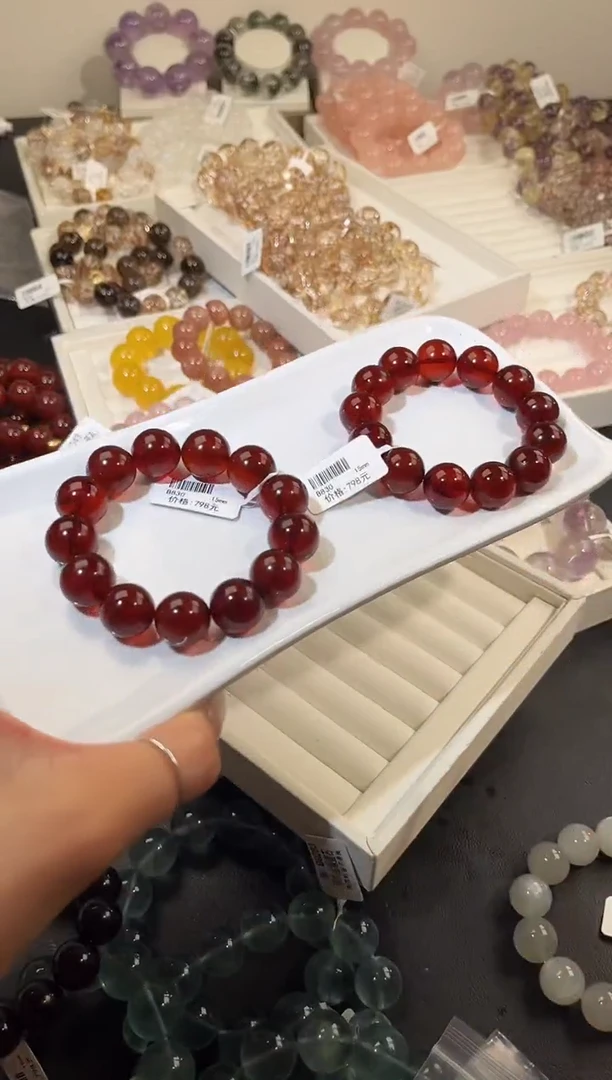 手链血珀未镶嵌多样性发一血珀15mm