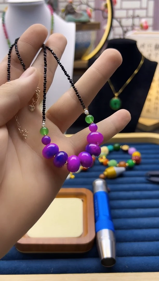 【闪购商品】苏纪石（舒俱来）颈饰14K金镶嵌X109