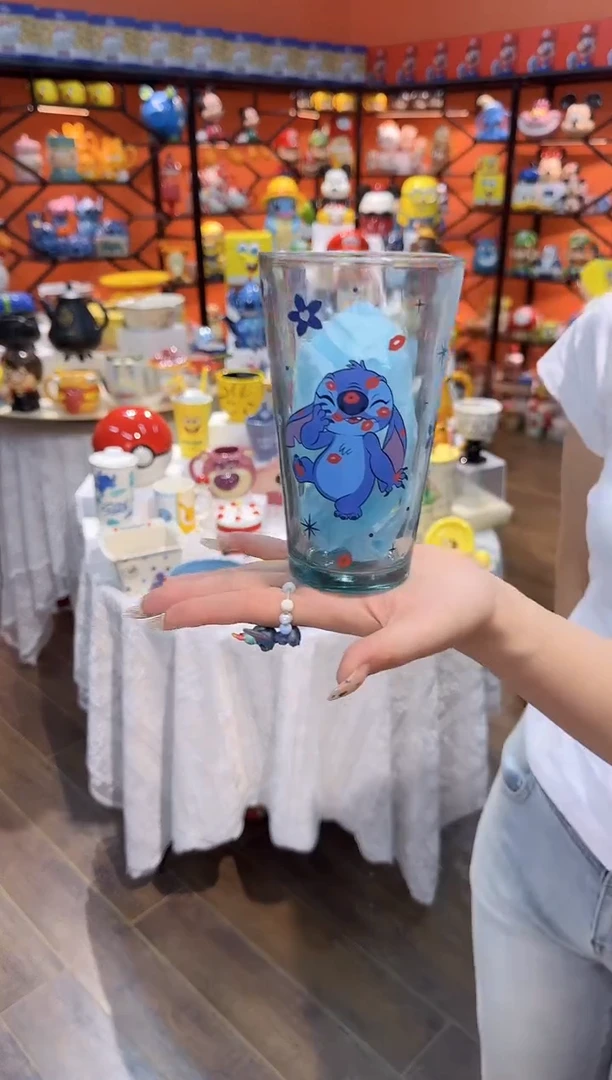 瓷片@@情人节限定款玻璃杯