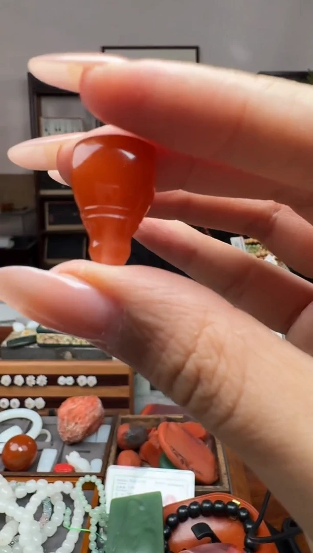 未镶嵌南红玛瑙挂件3783