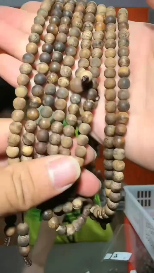 沉香手串130号长串圆珠多样性发一