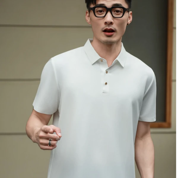 【代莹优选089冰丝凉感速干男polo衫