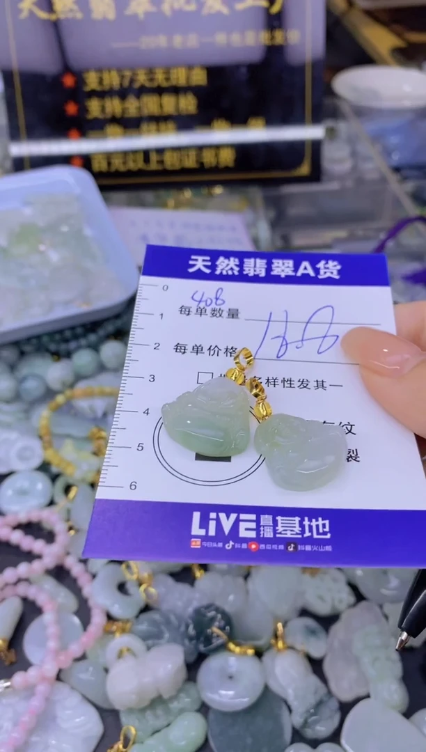 翡翠未镶嵌颈饰天然翡翠A货批量多样性发一件