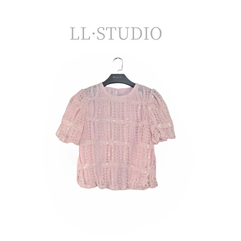 妙兮·LL夏季新款韩版气质舒适泡泡袖甜美百搭T恤*20250407