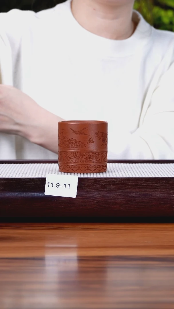 茶壶紫砂11.9-11 朱泥  主人杯