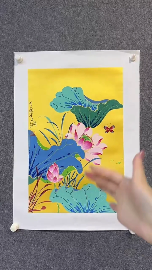 国画李纲-2.7平尺-花鸟国画
