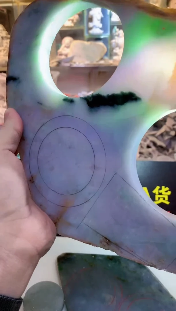 裸石翡翠0朗0翡翠珠宝10