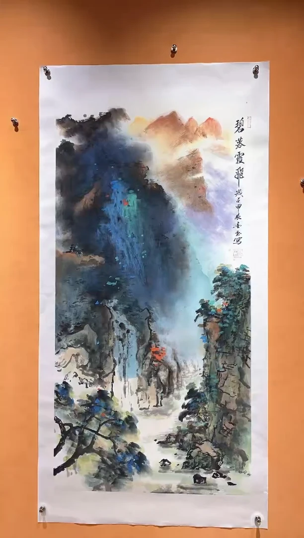 国画刘金玉教授亲笔手绘