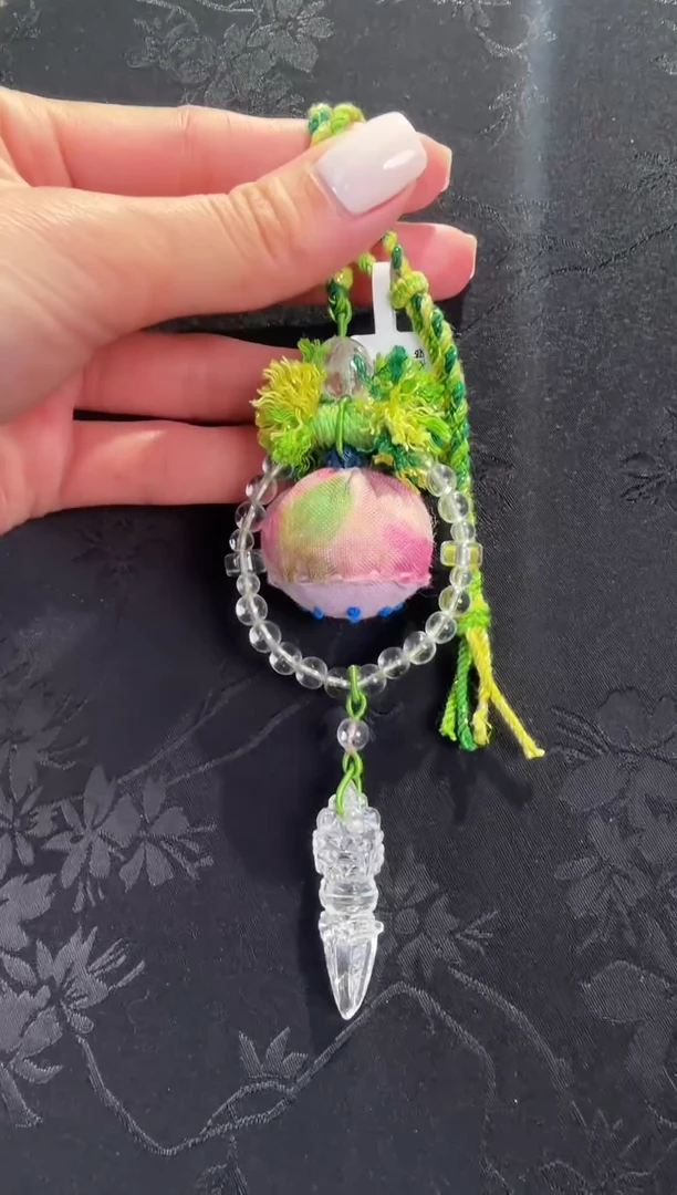 未镶嵌车挂水晶水晶降魔杵挂件