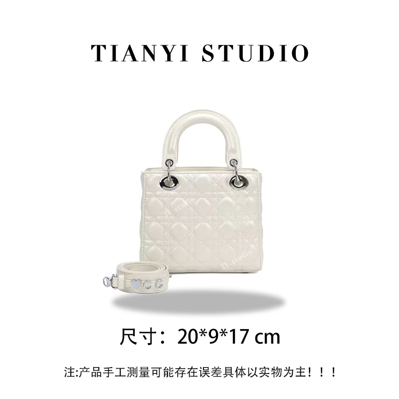 【TY】QYX-SH151-米白色 轻奢小众设计感时尚斜挎韩版女包包