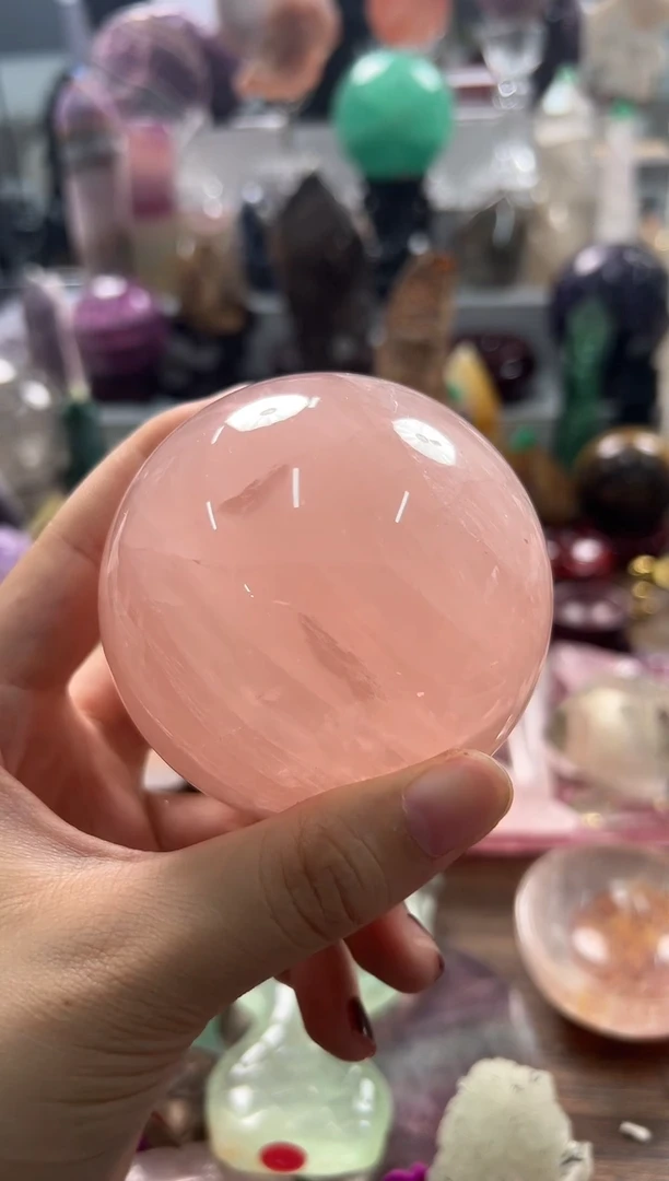 未镶嵌珠宝半成品水晶M177 约7.6cm