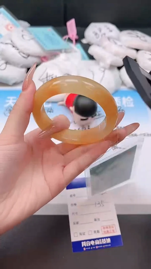 未镶嵌手镯石英质玉10W42-58