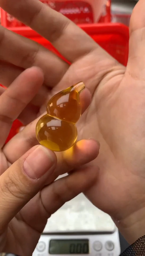 【闪购商品】琥珀珠宝奇石未镶嵌013琥珀蜜蜡 微瑕