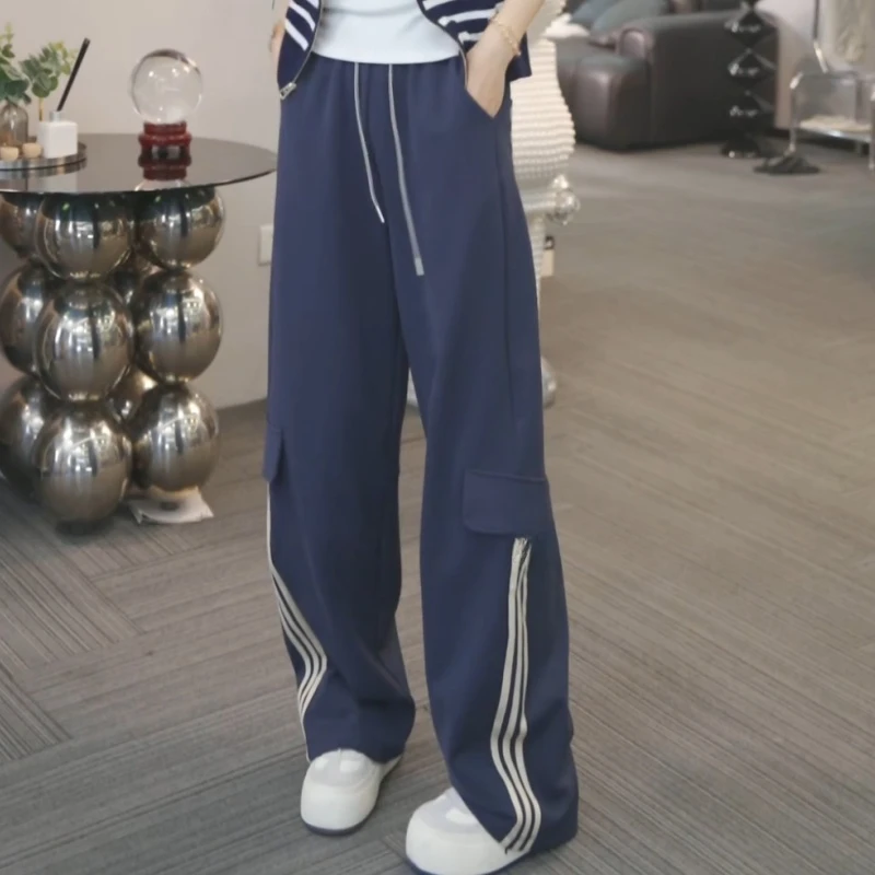 【轻都之旅】2025早秋新款时尚休闲宽松百搭休闲卫裤LK2506001