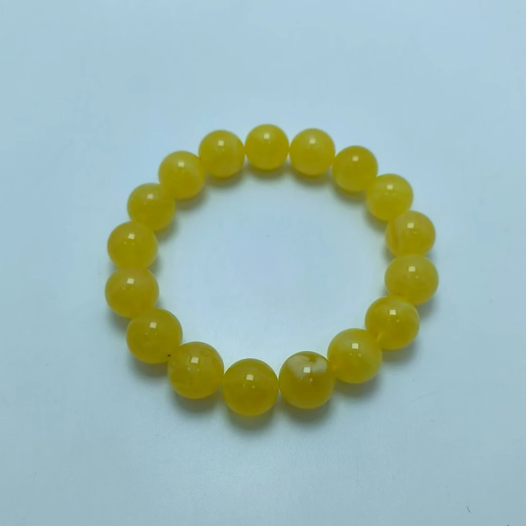 蜜蜡黄白花13-手串 X14 多样性发其一 百搭 | 时尚 | 素款 | 珠宝