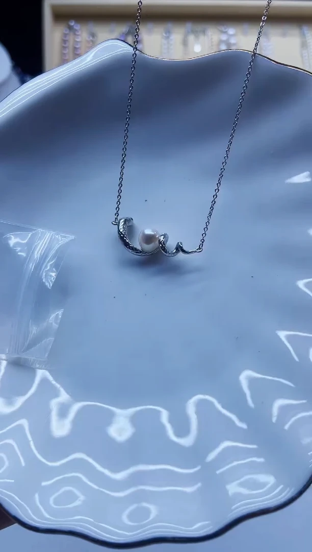 项链未镶嵌淡水珍珠项链多样性发其一