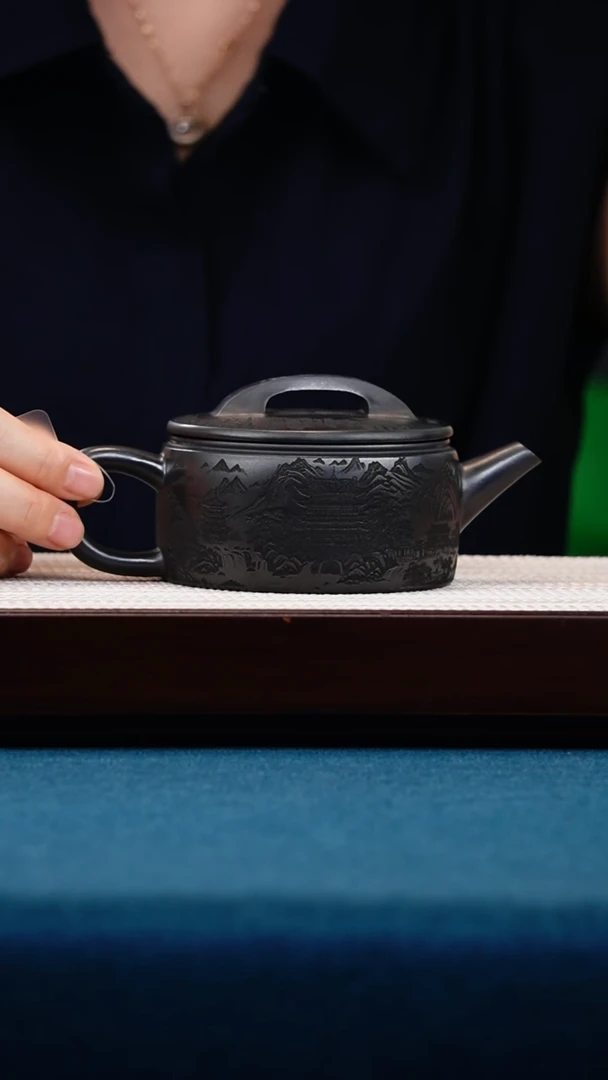 茶壶紫砂石黄汉瓦