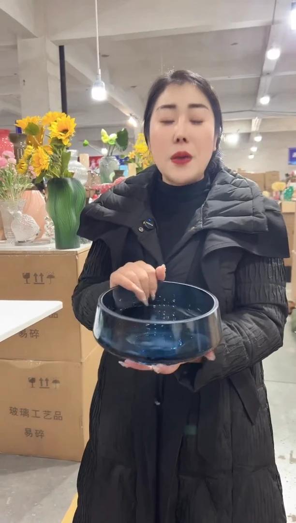 【闪购商品】玻璃花伴你花瓶-微瑕-G01M9