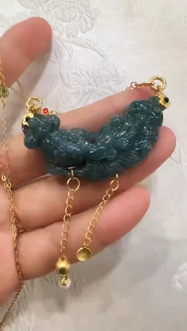 颈饰未镶嵌翡翠国风
