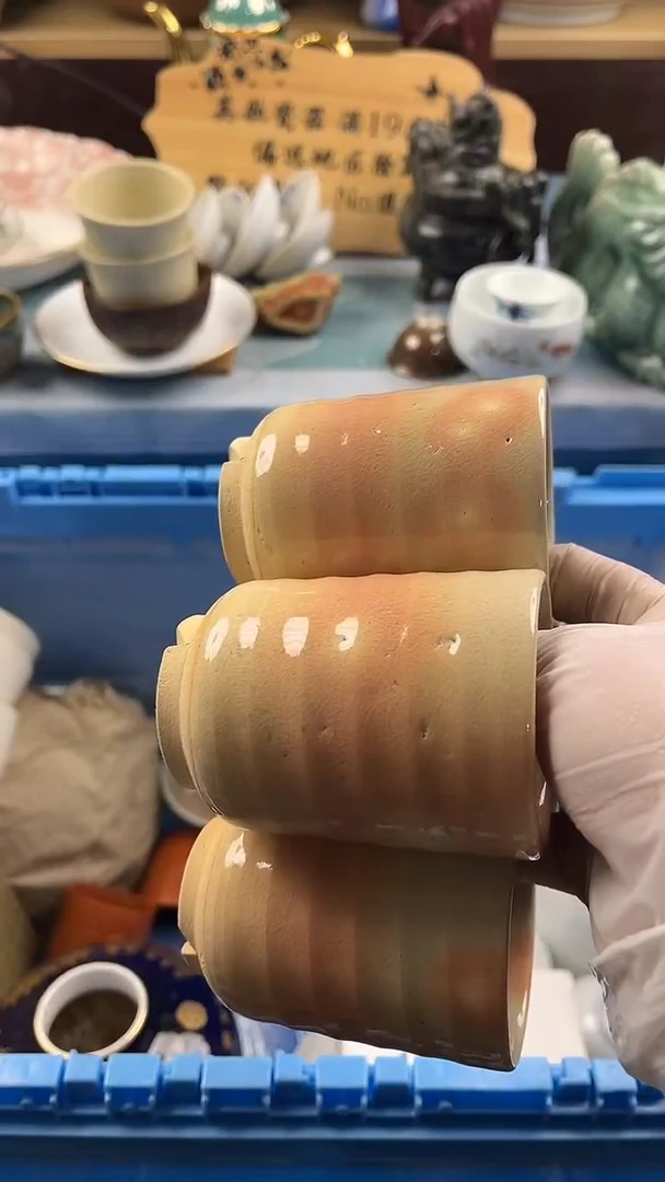 瓷片悦***喜英歌瓷器满19.9包邮