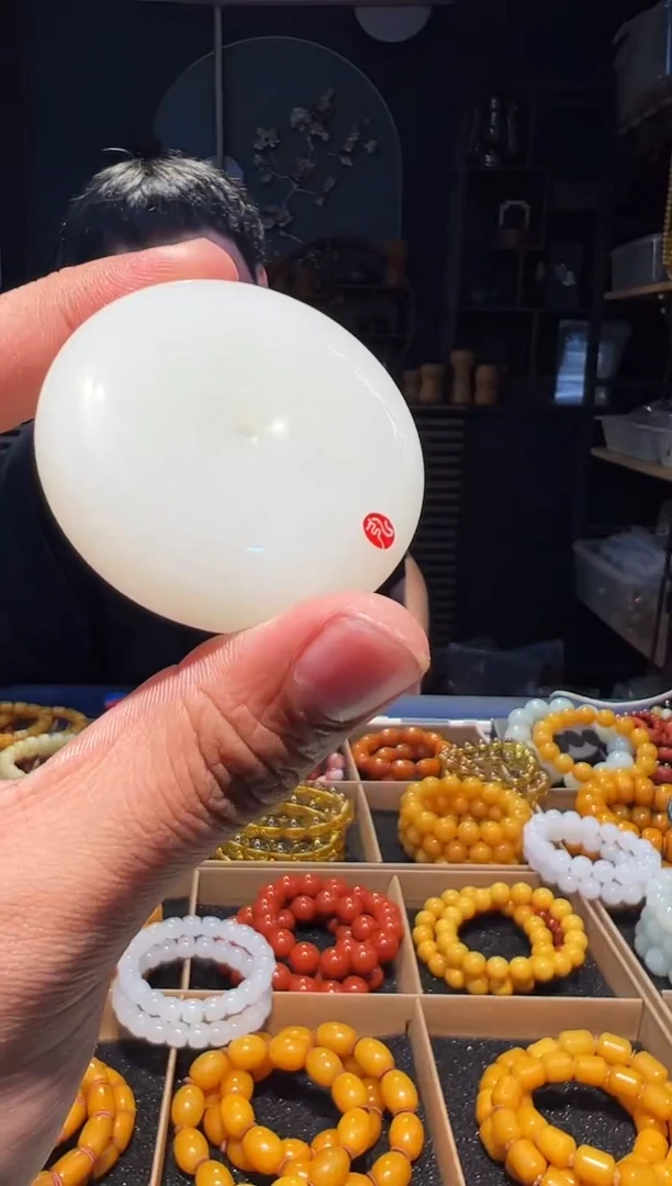 未镶嵌手链和田玉沼**具挂件