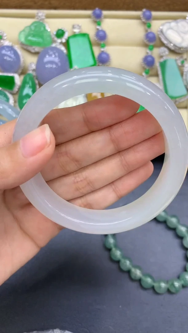 未镶嵌手镯翡翠493-中国好珍宝