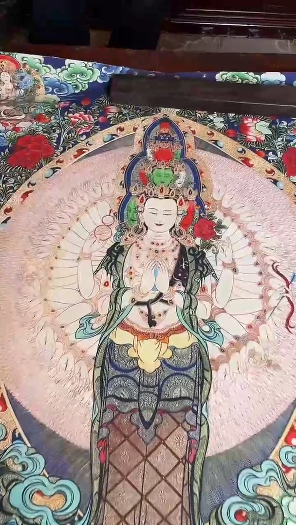 卷轴画手绘唐卡084