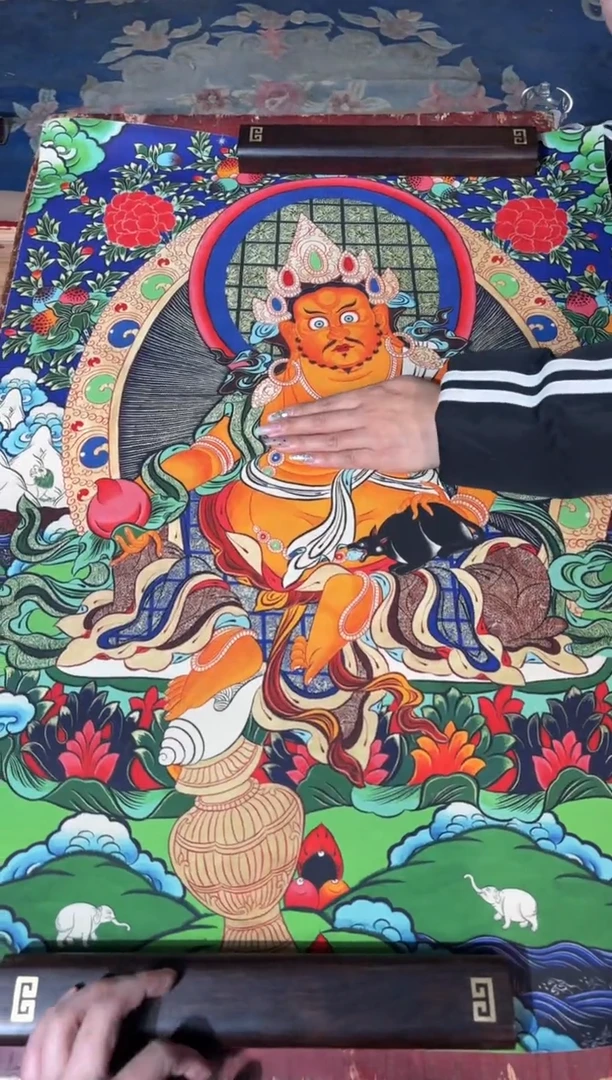 卷轴画龙妹唐卡直播tk16