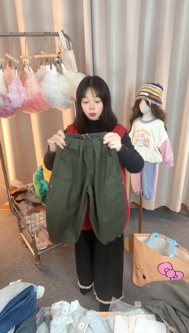 儿童加厚长裤小童110码A315