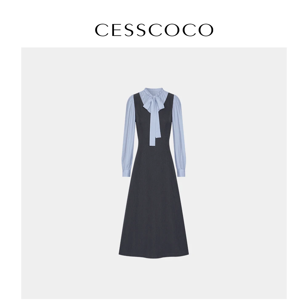 【黄蓉推荐】【CESSCOCO】两件套连衣裙 SG25145103