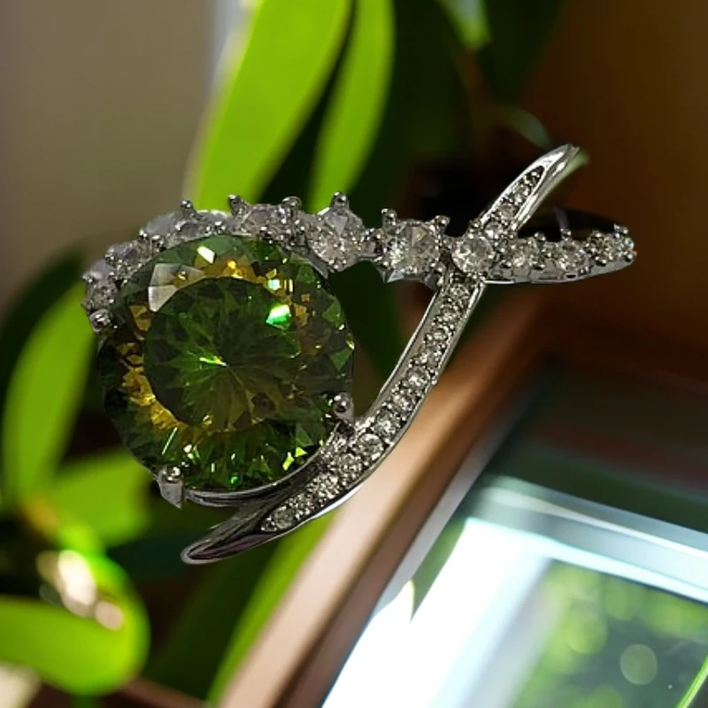 臻选吊坠  经典百搭设计绿色吊坠AW14