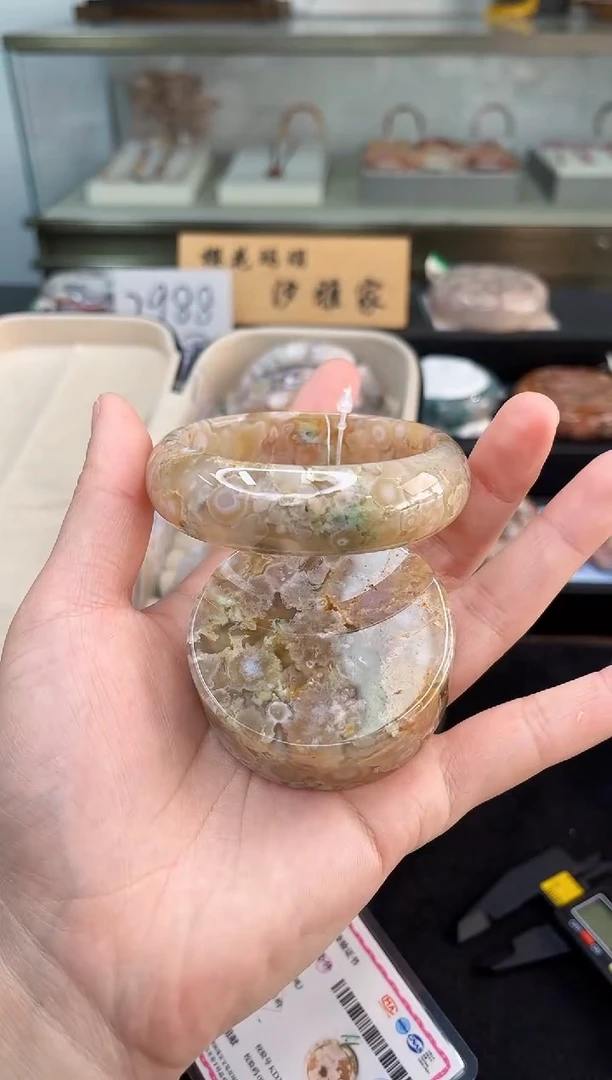 未镶嵌手镯石英质玉56圈口（赠品镯心）36658257