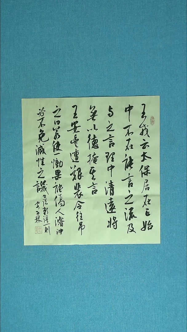 【闪购商品】书法237 甘肃安世林中书协49*45