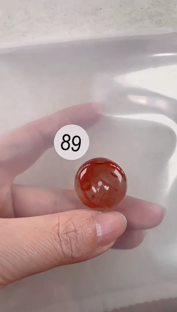 未镶嵌南红玛瑙珠宝半成品玉*榽原矿无优化无胶裂散花平安扣