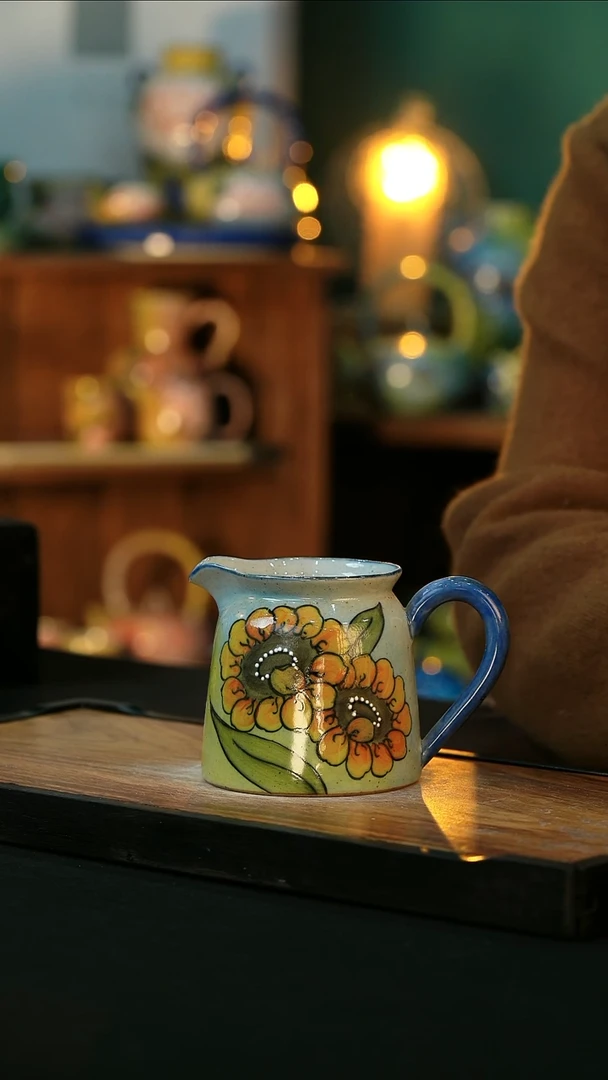 【闪购商品】杯手绘心瓷陶瓷浮力