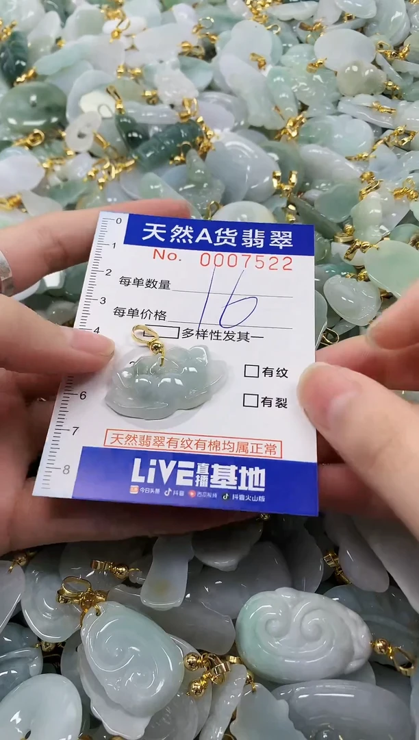 颈饰未镶嵌翡翠天然a货翡翠