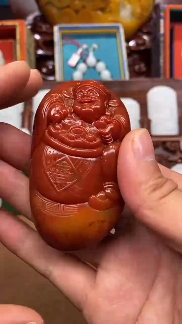 未镶嵌和田玉挂件明****.和田玉