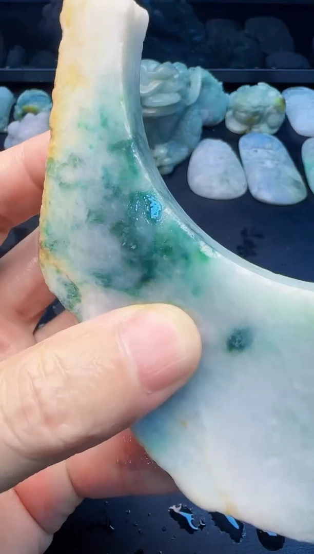 颈饰未镶嵌翡翠深***海07