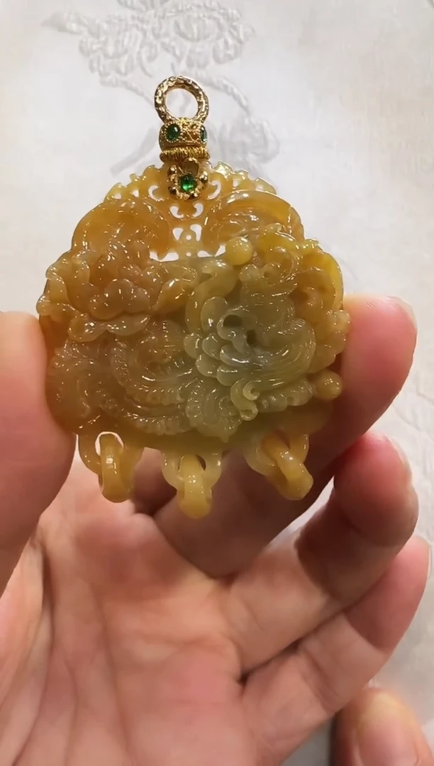 颈饰未镶嵌翡翠国风