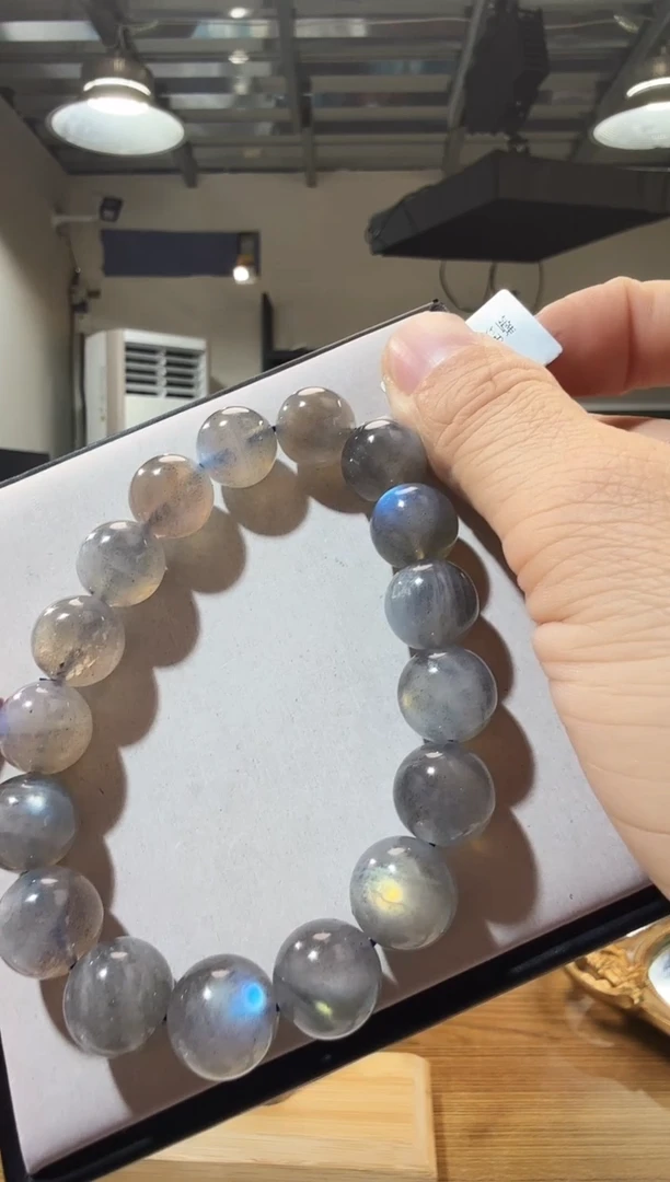 未镶嵌手链拉长石优0773 约11mm