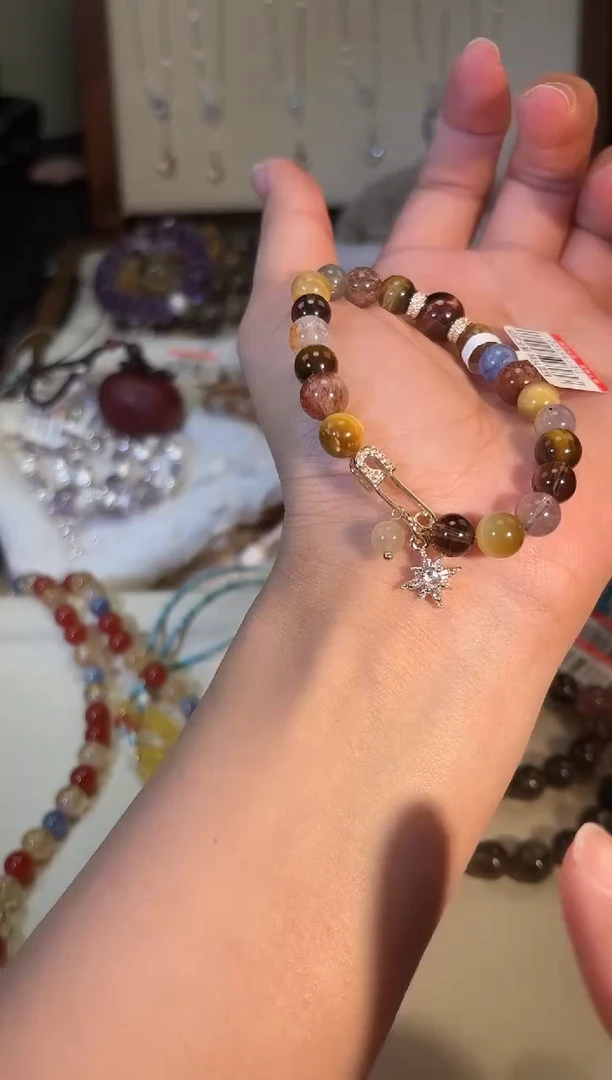 未镶嵌手串石英质玉g201多样性发货一件