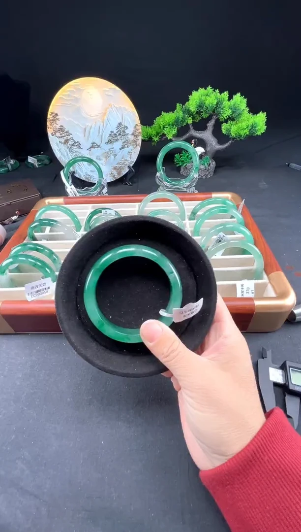 未镶嵌手镯石英质玉（非洲翠）真品上等纯天然非洲翠玉手镯石英质玉