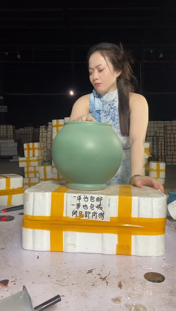 宜兴紫砂粗陶花盆18/25