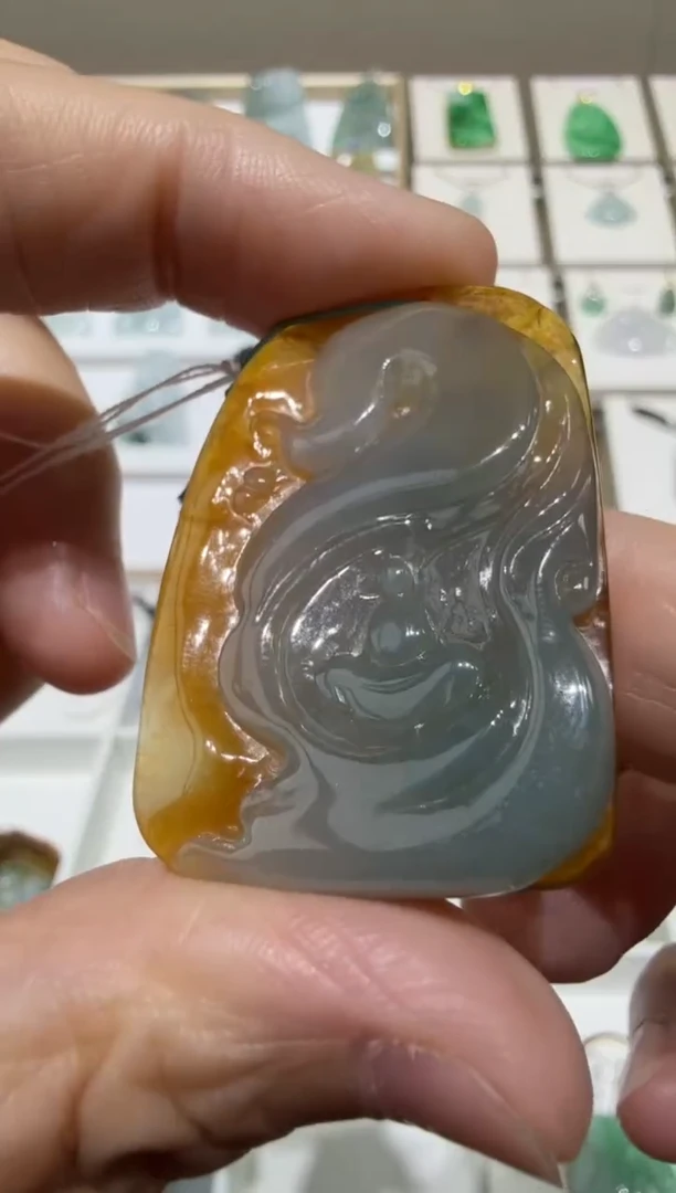 未镶嵌挂件翡翠A货翡翠多样性孤品